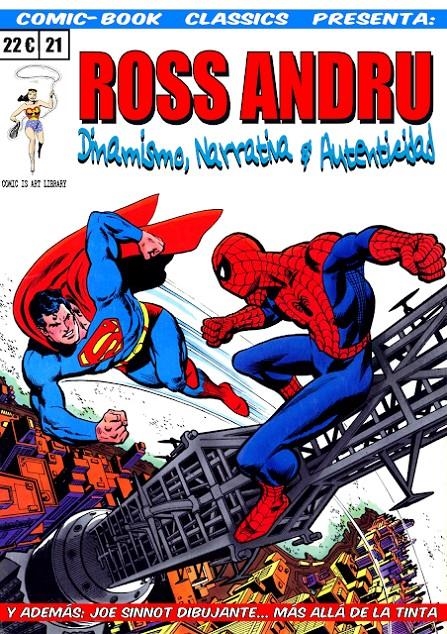 COMIC-BOOK CLASSICS PRESENTA # 21 ROSS ANDRU DINAMISMO, NARRATIVA & AUTENTICIDAD | 9999900093353 | ART COMIC | Universal Cómics