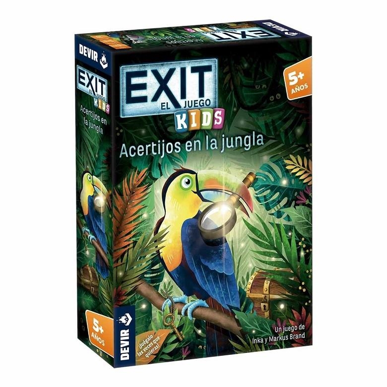 EXIT KIDS ACERTIJOS EN LA JUNGLA | 8436607942016 | INKA Y MARKUS BRAND