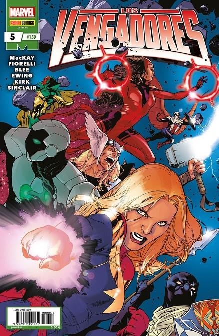 VENGADORES VOL 4 # 159 VENGADORES 5 | 977293845100100005 | LEONARD KIRK - IVAN FIORELLI - JED MACKAY - AL EWING | Universal Cómics