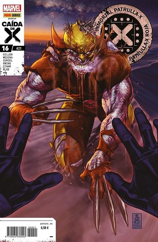 INMORTAL PATRULLA-X # 21 PATRULLA-X 16 | 977000563800300021 | YILDIRAY ÇINAR - AL EWING - KIERON GILLEN - LUCAS WERNECK