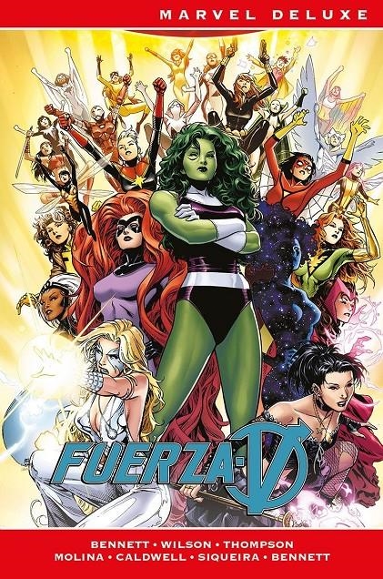 MARVEL DELUXE FUERZA V, LA COLECCIÓN COMPLETA | 9788411509695 | G. WILLOW WILSON - MARGUERITE BENNETT - JORGE MOLINA - PAULO SIQUEIRA | Universal Cómics