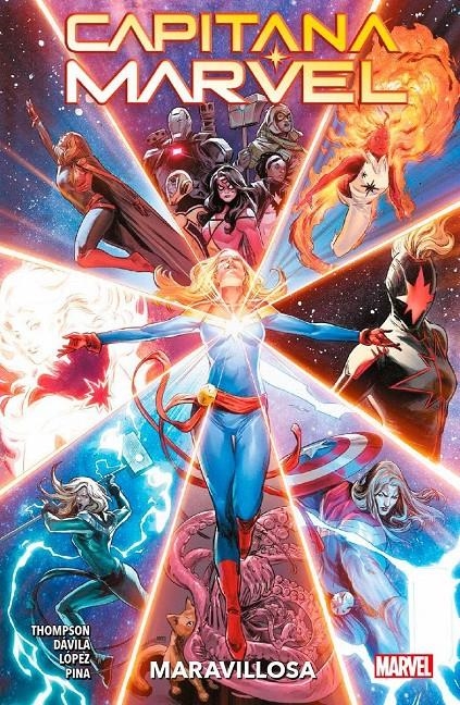 CAPITANA MARVEL TOMO # 06 MARAVILLOSA | 9788411508629 | KELLY THOMPSON - SERGIO DÁVILA - DAVID LÓPEZ - JAVIER PINA