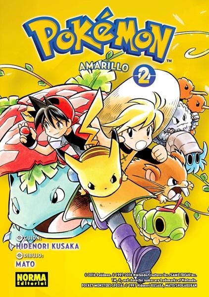 POKÉMON # 04 AMARILLO # 02 NUEVA EDICIÓN | 9788467964998 | HIDENORI KUSAKA - MATO | Universal Cómics