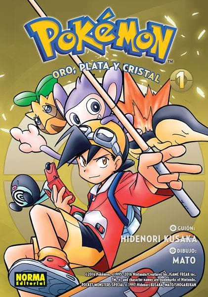 POKÉMON # 05 ORO, PLATA Y CRISTAL 1 NUEVA EDICIÓN | 9788467965001 | HIDENORI KUSAKA - MATO