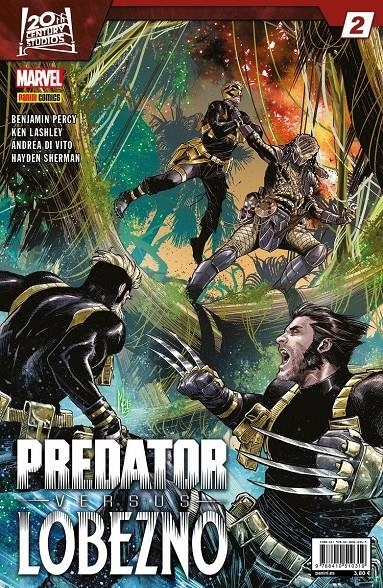 PREDATOR VERSUS LOBEZNO # 02 | 9788410510319 | KEN LASHLEY - ANDREA DI VITO - BENJAMIN PERCY | Universal Cómics