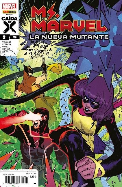MS. MARVEL, LA NUEVA MUTANTE # 02 | 977293851600700002 | ADAM GORHAM - SABIR PIRZADA - IMAN VELLANI - CARLOS GÓMEZ