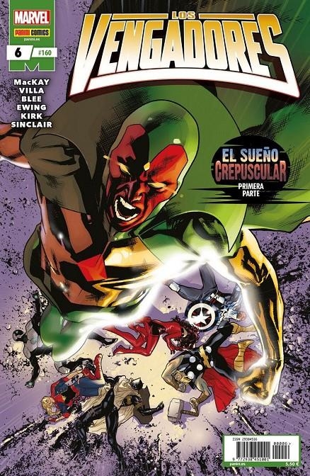 VENGADORES VOL 4 # 160 VENGADORES 6 | 977293845100100006 | LEONARD KIRK -CARLOS VILLA - JED MACKAY - AL EWING | Universal Cómics