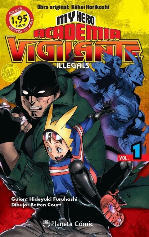 PROMO MY HERO ACADEMIA VIGILANTE ILLEGALS # 01 MANGA MANIA | 9788411400114 | KOHEI HORIKOSHI