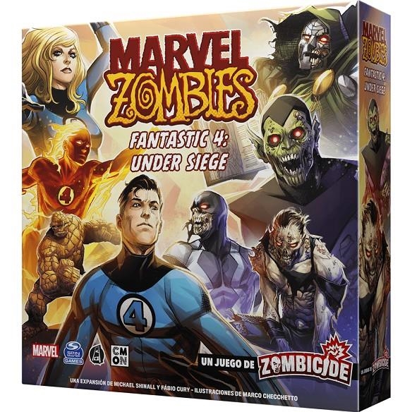 MARVEL ZOMBIES JUEGO DE TABLERO FANTASTIC 4 UNDER SIEGE | 8435407641082 | RAPHAEL GÜITON - JEAN- BAPTISTE LULLIEN - NICHOLAS RAOULT