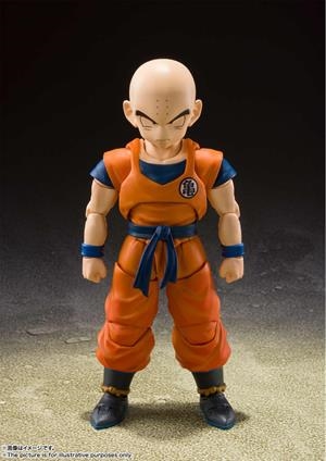 KRILLIN EARTH S STRONGEST MAN FIG. 11,5 CM DRAGON BALL Z SH FIGUARTS RE-ISSUE | 4573102621009 | Universal Cómics