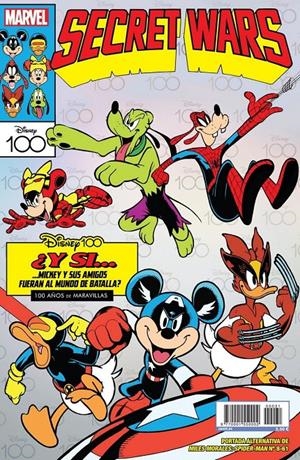SPIDER-MAN # 61 MILES MORALES 08 PORTADA ALTERNATIVA DISNEY 100 SECRET WARS | 977000155000200032 | CODY ZIGLAR - FEDERICO VICENTINI