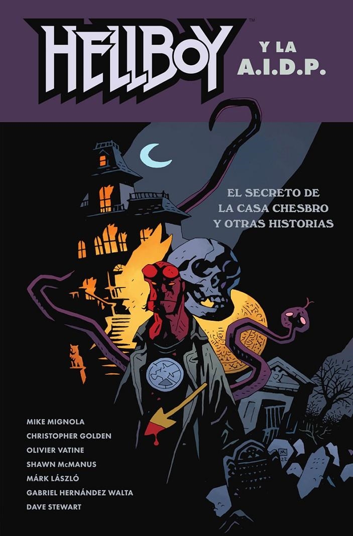 HELLBOY EDICIÓN EN CARTONÉ # 29 HELLBOY Y LA AIDP, EL SECRETO DE LA CASA CHESBRO Y OTRAS HISTORIAS | 9788467962765 | MIKE MIGNOLA - CHRISTOPHER GOLDEN - OLIVIER VATINE - SHAWN MCMANUS - MÁRK LÁSZLO - GABRIEL HERNÁNDEZ | Universal Cómics