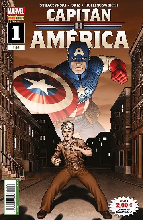 CAPITÁN AMÉRICA VOL 8 # 156 CAPITÁN AMÉRICA 01 | 977293851900800001 | JESÚS SAIZ - J. MICHAEL STRACZYNSKI | Universal Cómics