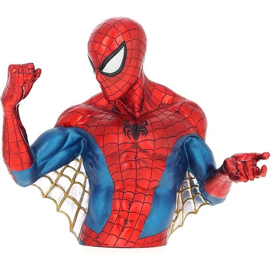 SPIDER-MAN HUCHA BUSTO 20 CM SPIDER-MAN | 0077764670008 | Universal Cómics