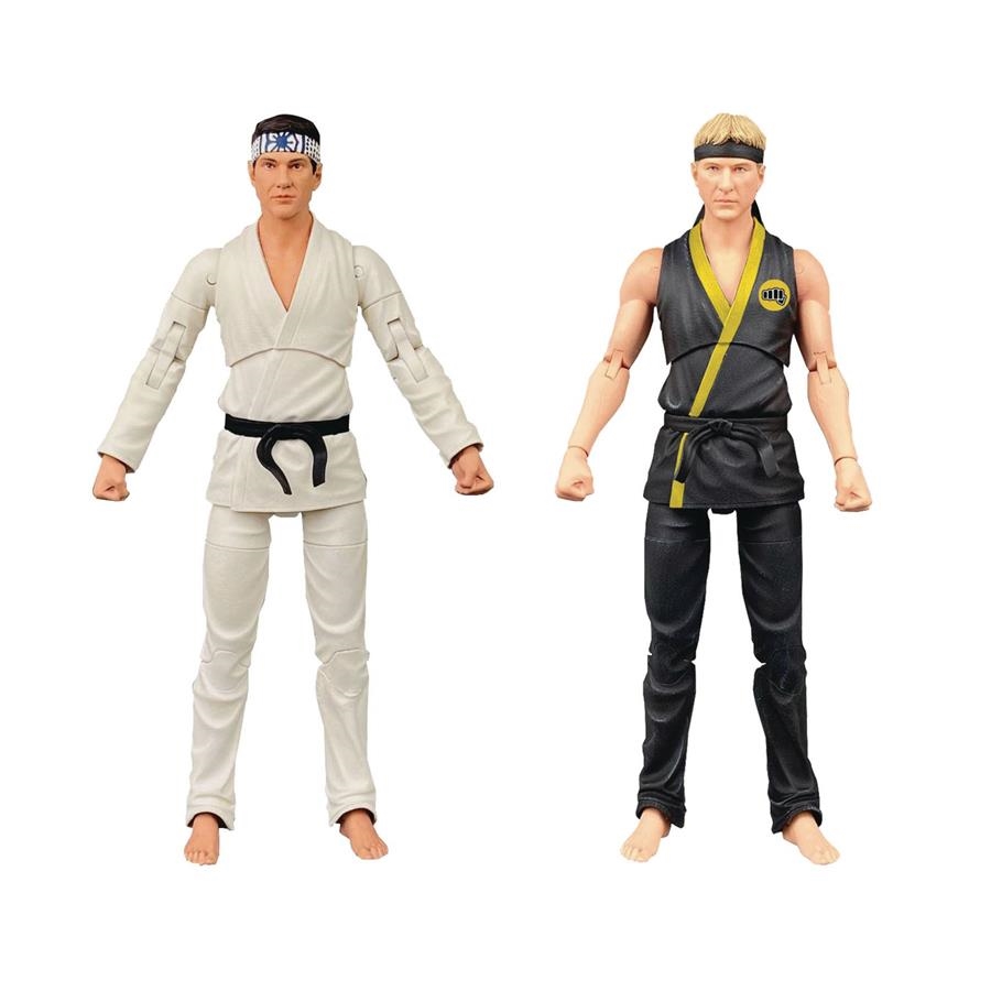 SET 2 FIGURAS JOHNNY & DANIEL 18 CM COBRA KAI ALL VALLEY | 0699788847398 | Universal Cómics