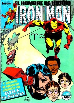 IRON MAN VOLUMEN I # 33 (WARNING CUPÓN CONTRACUBIERTA RECORTADO) | 9999900096446 | DENNIS O`NEIL - LUKE MC DONNELL - STAN LEE - JOHN BUSCEMA | Universal Cómics