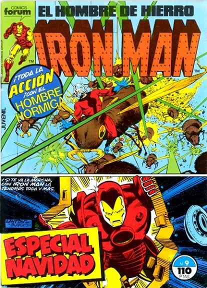 IRON MAN VOLUMEN I # 09 ESPECIAL NAVIDAD (WARNING MARCAS MUY USADO) | 9999900096453 | DAVID MICHELINIE  -  JOHN ROMITA JR - LUKE MC DONNELL - BOB LAYTON | Universal Cómics