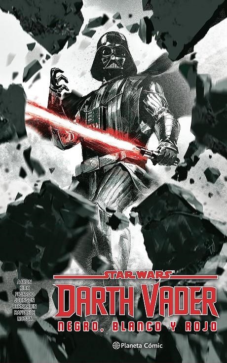 STAR WARS DARTH VADER BLANCO, NEGRO Y ROJO | 9788411611541 | JASON AARON - TORUNN GRØNBEKK - KLAUS JANSON - LEONARD KIRK - PEACH MOMOKO | Universal Cómics