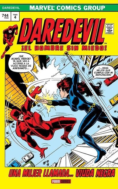 DAREDEVIL OMNIGOLD # 04 UNA MUJER LLAMADA... VIUDA NEGRA | 9788410511422 | STEVE ENGLEHART - GERRY CONWAY - CHRIS CLAREMONT - BARRY SMITH - GENE COLAN - STEVE GERBER | Universal Cómics