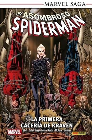 EL ASOMBROSO SPIDERMAN MARVEL SAGA RÚSTICA # 16 LA PRIMERA CACERÍA DE KRAVEN | 9788410511569 | MARC GUGGENHEIM - MIKE MCKONE - DAN SLOTT - MARCOS MARTÍN - BOB GALE - PHIL JIMENEZ | Universal Cómics