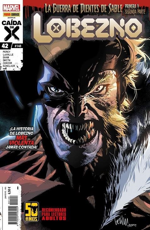 LOBEZNO VOL 5 # 148 LOBEZNO 42 | 977000544600400148 | GEOFF SHAW - VICTOR LAVALLE - CORY SMITH - BENJAMIN PERCY