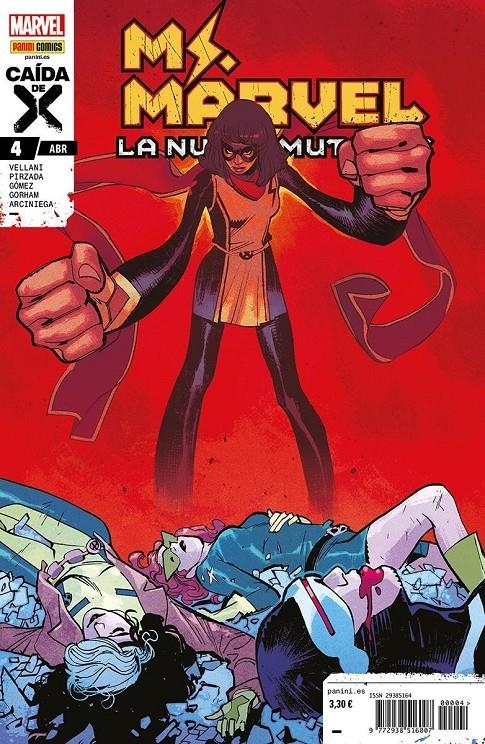 MS. MARVEL, LA NUEVA MUTANTE # 04 | 977293851600700004 | SABIR PIRZADA - IMAN VELLANI - CARLOS GÓMEZ | Universal Cómics