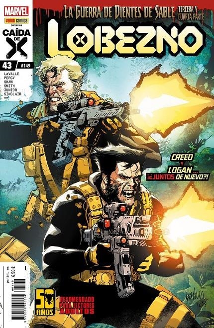 LOBEZNO VOL 5 # 149 LOBEZNO 43 | 977000544600400149 | GEOFF SHAW - VICTOR LAVALLE - CORY SMITH - BENJAMIN PERCY