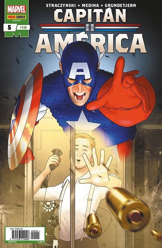 CAPITÁN AMÉRICA VOL 8 # 160 CAPITÁN AMÉRICA 05 | 977293851900800005 | LAN MEDINA - J. MICHAEL STRACZYNSKI