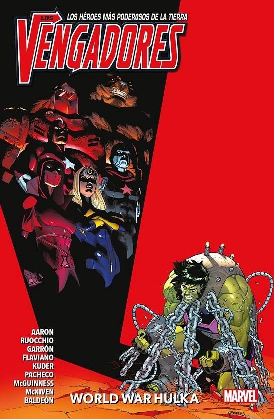 MARVEL PREMIERE LOS VENGADORES # 10 WORLD WAR HULKA | 9788410512139 | AARON KUDER -  JAVIER GARRÓN - CARLOS PACHECO - JASON AARON - ED MCGUINNESS
