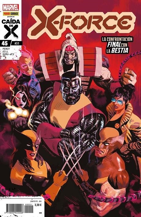 X-FORCE # 51 NUEVA X-FORCE 45 | 977000555400600051 | ROBERT GILL - BENJAMIN PERCY