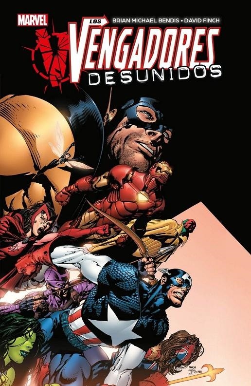 MARVEL ESSENTIALS # 01 LOS VENGADORES, DESUNIDOS | 9788410513266 | DAVID FINCH - BRIAN MICHAEL BENDIS | Universal Cómics