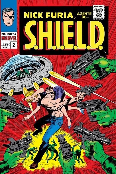 BIBLIOTECA MARVEL NICK FURIA, AGENTE DE S.H.I.E.L.D. # 02 DE 1966 A 1967 | 9788410513099 | JACK KIRBY - STAN LEE - JIM STERANKO - JOHN BUSCEMA - DENNY O'NEIL - DON HECK | Universal Cómics