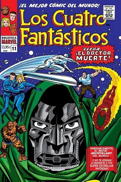 BIBLIOTECA MARVEL LOS 4 FANTÁSTICOS # 11 DE 1966 A 1967 | 9788410513105 | STAN LEE - JACK KIRBY | Universal Cómics