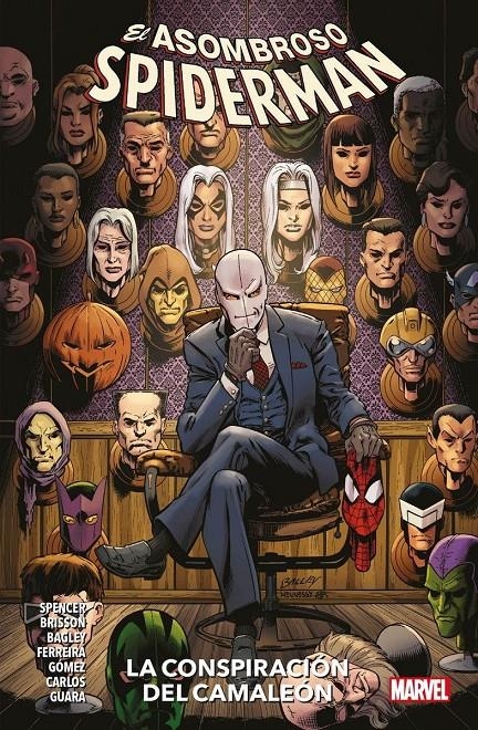 MARVEL PREMIERE EL ASOMBROSO SPIDERMAN # 16 LA CONSPIRACIÓN DEL CAMALEÓN | 9788410512993 | NICK SPENCER - ED BRISSON - MARCELO FERREIRA - CARLOS GÓMEZ - MARK BAGLEY - ZÉ CARLOS