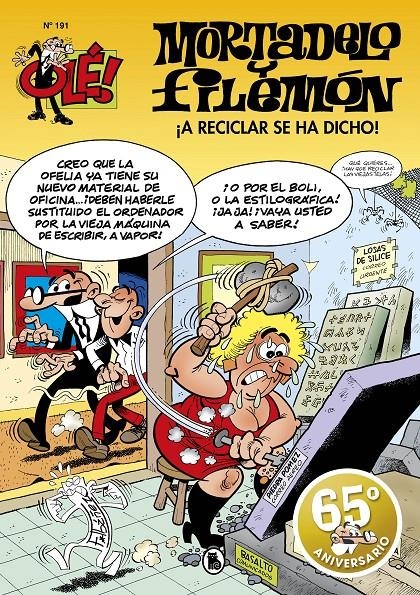 OLE MORTADELO # 191 ¡A RECICLAR SE HA DICHO! | 9788402424761 | FRANCISCO IBAÑEZ | Universal Cómics