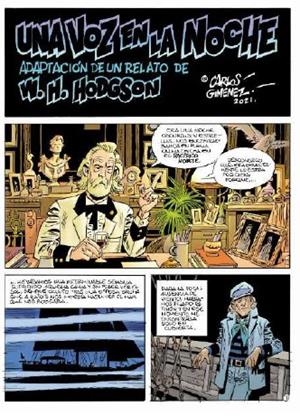 UNA VOZ EN LA NOCHE | 9788419940520 | CARLOS GIMÉNEZ - WILLIAM HOPE HODGSON | Universal Cómics