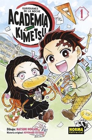 GUARDIANES DE LA NOCHE, ACADEMIA KIMETSU # 01 NUEVA EDICIÓN | 9788467969160 | KOYOHARU GOTOUGE | Universal Cómics