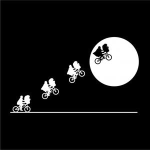 CAMISETA E.T BICI TALLA L | 9999900100877 | PARK AGENCIES | Universal Cómics