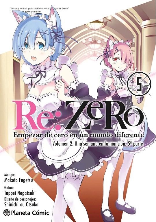 RE:ZERO MANGA CHAPTER 2 # 05 | 9788411402958 | TAPPEI NAGATSUKI - MAKOTO FUGETSU