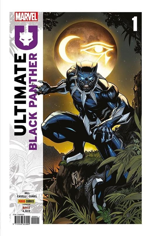 ULTIMATE BLACK PANTHER # 01 (PORTADA PROVISIONAL) | 977293865300900001 | BRYAN EDWARD HILL - STEFANO CASELLI | Universal Cómics
