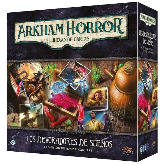 ARKHAM HORROR LOS DEVORADORES DE SUEÑOS  EXPANSION DE INVESTIGADORES | 841333126551 | Universal Cómics