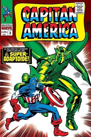 BIBLIOTECA MARVEL CAPITÁN AMÉRICA # 03 DE 1966 A 1967 NUEVA EDICIÓN | 9788410513761 | STAN LEE - JACK KIRBY - JACK SPARLING - GIL KANE - ROY THOMAS | Universal Cómics