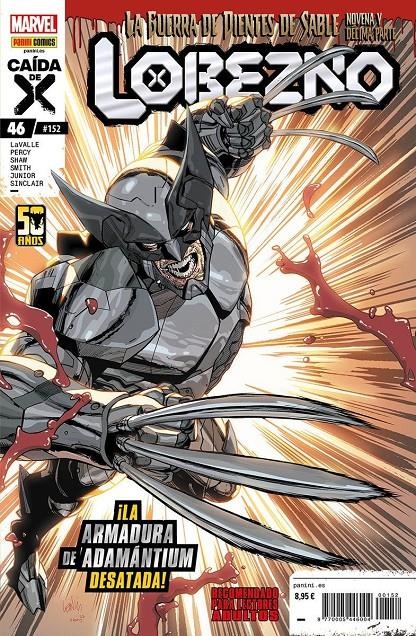 LOBEZNO VOL 5 # 152 LOBEZNO 46 | 977000544600400152 | GEOFF SHAW - VICTOR LAVALLE - CORY SMITH - BENJAMIN PERCY - JAVI FERNÁNDEZ - LARRY HAMA  | Universal Cómics