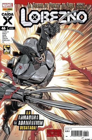 LOBEZNO VOL 5 # 152 LOBEZNO 46 | 977000544600400152 | GEOFF SHAW - VICTOR LAVALLE - CORY SMITH - BENJAMIN PERCY - JAVI FERNÁNDEZ - LARRY HAMA  | Universal Cómics