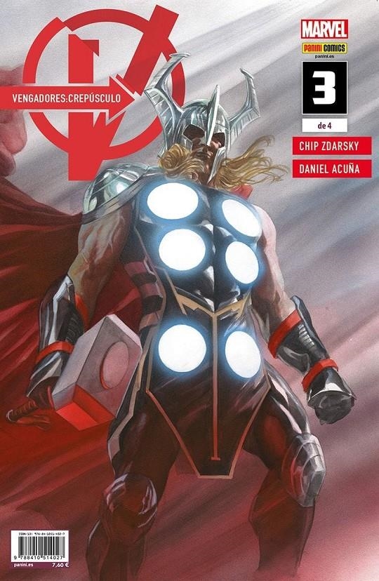 VENGADORES CREPÚSCULO # 03 | 9788410514027 | CHIP ZDARSKY - DANIEL ACUÑA