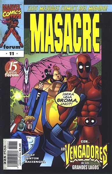 MASACRE VOLUMEN III # 11 | 848000216923300011 | JOE JELLY - ED McGUINESS - WOODS - VARIOS