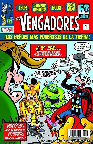 SPIDERMAN VOL 2 # 238 EL ASOMBROSO SPIDERMAN 29 PORTADA ALTERNATIVA DISNEY WHAT IF LOS VENGADORES | 977000139000400238 | ZEB WELLS - CARMEN CARNERO