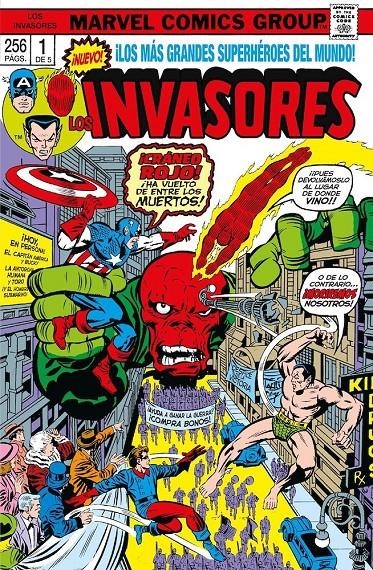MARVEL LIMITED EDITION LOS INVASORES RÚSTICA # 01 | 9788418814723 | ROY THOMAS - RICH BUCKLER - FRANK ROBBINS - DON HECK - DICK AYERS