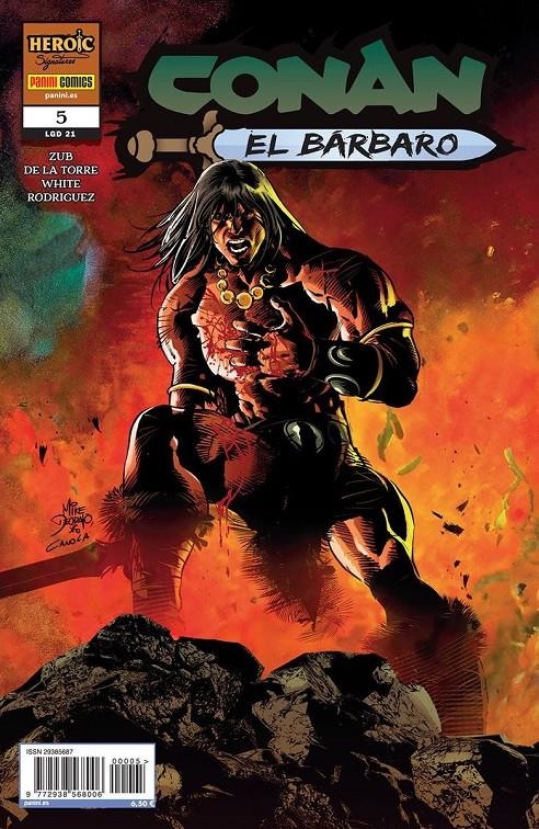 CONAN EL BÁRBARO # 21 CONAN EL BÁRBARO 05 | 977293856800600005 | JIM ZUB - ROBERTO DE LA TORRE