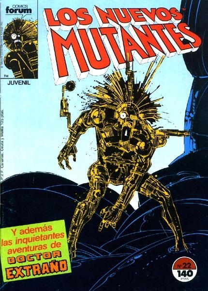 NUEVOS MUTANTES # 22 | 978843950134300022 | CHRIS CLAREMONT  -  BILL SIENKIEWICZ -  ROGER STERN - DAN GREEN